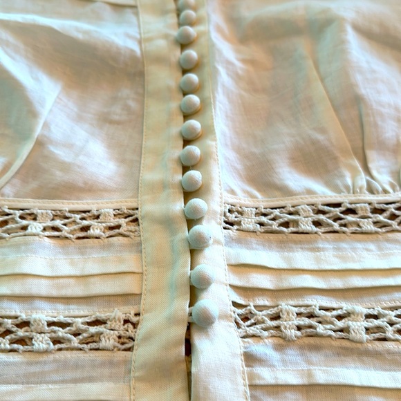 Linen button front top size medium brand new - Picture 5 of 9